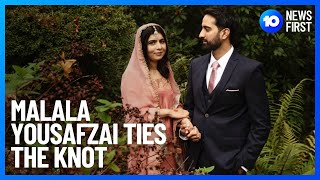 Malala Yousafzai Married Womens Advocate Reveals Wedding News  10 News First [upl. by Elyrad]