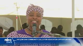 Haiom San community advocates for improved education access in Erongo  nbc [upl. by Sewole101]