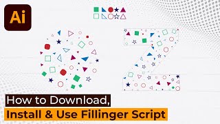 How to Download Install and Use Fillinger Script  Adobe Illustrator Tutorial [upl. by Aenil]