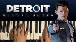 Detroit Become Human  Connor Main Theme Piano Tutorial Lesson  HOW TO PLAY [upl. by Modestine]