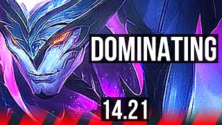 AATROX vs YONE TOP  9211 Dominating  KR Challenger  1421 [upl. by Ativel]