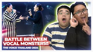 พลอย VS อาลามินา  ลืมไปแล้วว่าลืมยังไง  Battle  The Voice Thailand 2024  20 Oct 2024 REACTION [upl. by Anilehcim]