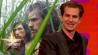 Andrew Garfield amp Adam Driver Spent 8 Days Together In Silence  The Graham Norton Show [upl. by Venditti]