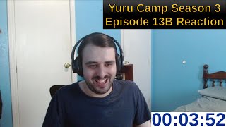 Yuru Camp Season 3 Episode 13B Reaction Yuru Camp Season 3 Special Episode 2  ANIME REACTION [upl. by Zysk]