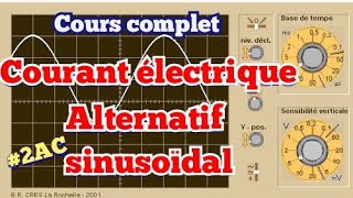 2AC BIOFle courant électrique alternatif sinusoïdale [upl. by Leinehtan]