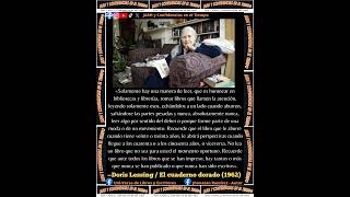 ✓DORIS LESSING «Citas literarias» JARH literatura DorisLessing [upl. by Irek969]