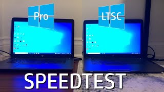 Windows 10 Pro vs Windows 10 LTSC 2021  Speed Test [upl. by Hannahoj]