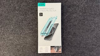 ESR Tempered Glass Screen Protector for the iPhone 16 Pro [upl. by Acimehs]