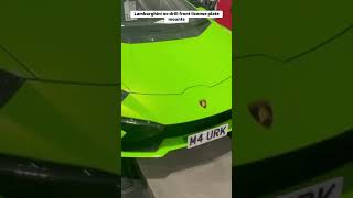 Easy Install NoDrill Front License Plate Mount for Lamborghini [upl. by Mahtal]