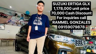 Bagsak presyo para sa SUZUKI ERTIGA GLX HYBRID 2024 MODEL rammelgonzales suzukiphilippines [upl. by Rosati]