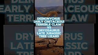 Deinonychus vs Dryosaurus bigAl edit dinosaur priorextinction [upl. by Adlin]