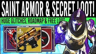 Destiny 2 CONTENT ROADMAP amp SAINT ARMOR Huge GLITCHES Free Emblem Emergency Fixes Ghostbusters [upl. by Heck750]