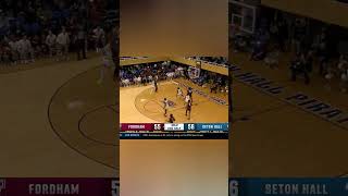 FORDHAM UPSETS SETON HALL AT THE BUZZER shorts [upl. by Eixela75]