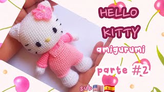 HELLO KITTTY 💗 parte2 amigurumicrochet facil SUB🇺🇲🇪🇸 [upl. by Mailli]