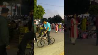 Bmx cycle Stunt In Public😍🔥shorts viralvideo [upl. by Yesak]