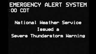 EAS MOCKUP But Also Fictional Central Roblox Townships 90 MPH Severe Thunderstorm Warning [upl. by Anestassia]