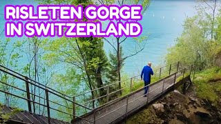 Beautiful WellHidden RISLETENSCHLUCHT Gorge In BECKENRIED SWITZERLAND [upl. by Henni]