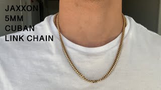 JAXXON 5MM CUBAN LINK REVIEW [upl. by Elohcin]