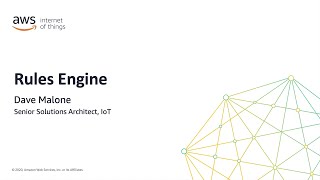 How to Get Started with Rules Engine for AWS IoT Core [upl. by Carver]