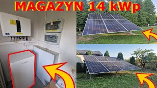 MAGAZYN ENERGII ELEKTRYCZNEJ DYNESS 14KWH I INSTALACJA FOTOWOLTAICZNA 77KWP [upl. by Raymonds]