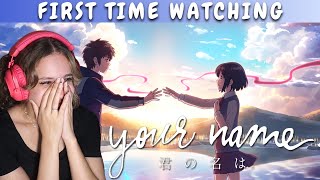 Your Name 2016 ☾ MOVIE REACTION  FIRST TIME WATCHING [upl. by Season]