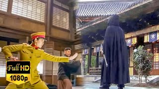 Kung Fu Movie The man in black is a master of kung fu and challenges the enemy in single combat [upl. by Bettina]