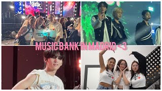 vlog music bank in madrid with besties 🧡 [upl. by Claresta]