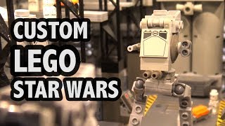 LEGO Star Wars ATST Walker Hangar  Bricks Cascade 2018 [upl. by Latona813]