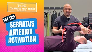 A Better Serratus Anterior Activation and Strengthening  Technique Peek Series [upl. by Ritter]