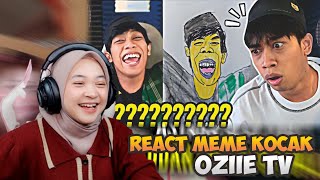 OZIIE TV KENA MENTAL DI GAMBAR AA DRAWING  Maya Nadia Reaction [upl. by Gertrude784]