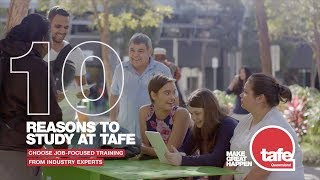 Ten reasons to study at TAFE Queensland [upl. by Sidky]