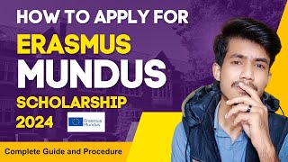 Erasmus Mundus Scholarship 2024  Study in abroad  Work Visa in Europe [upl. by Saxena616]