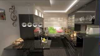 Meble kuchenne Projekt kuchni Design Kitchen Ideas [upl. by Attiuqahs]