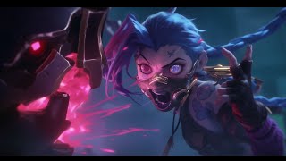 Jinx vs Vi「Arcane Season 2 AMV」 The Greatest Show [upl. by Hewitt298]