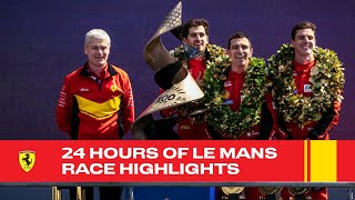 Ferrari Hypercar  Ferrari Wins 24 Hours of Le Mans  Race Highlights [upl. by Galitea370]