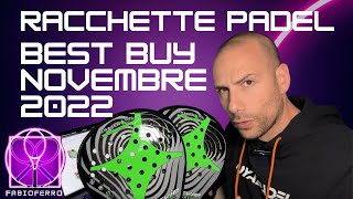 RACCHETTE PADEL  MIGLIORI OFFERTE DI NOVEMBRE [upl. by Atinad608]