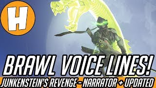 Overwatch  Junkensteins Revenge Halloween Voice Lines Narrator  More  Hammeh [upl. by Nwahsud233]