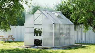 Greenfingers Aluminum Greenhouse 24x19M [upl. by Akimehs418]