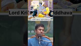 Lord Krishna and Uddhava  Amarendra Prabhuji iskcon amarendraprabhu vrindavan pastimes [upl. by Allista]