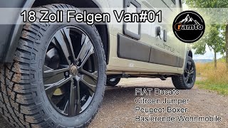 18 Zoll Wohnmobil Felgen Ramto VAN01 Reifen Ratgeber für mehr Fahrkomfort [upl. by Ahsekim]