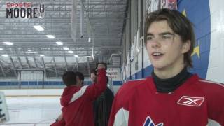 Nico Hischier arrives at Mooseheads camp [upl. by Qooraf842]