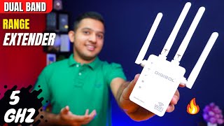 Digisol DGWR1200AC 1200MBPS Dual Band Wifi Range Extender  🔥 [upl. by Kubetz]