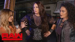 Nia Jax gets brutally honest about Sasha Banks Raw Exclusive Nov 19 2018 [upl. by Aisiram341]