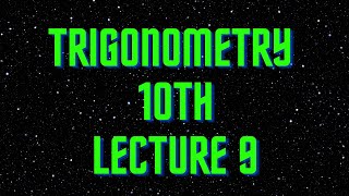 Trigonometry class 10th Mathematics NCERTCBSE [upl. by Swenson]