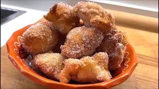 ZEPPOLE di Carnevale DOLCI E VELOCI con latte e farina DOLCI CALABRESI [upl. by Yaron]