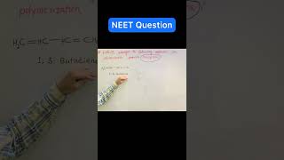 NEET 2023 Question on Synthetic Rubber  Neoprene  chloroprene  Competition Shorts [upl. by Carly]