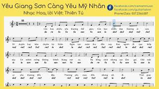 Cảm âm Yêu Giang Sơn Càng Yêu Mỹ Nhân [upl. by Michi862]