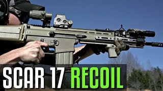 Scar 17 Recoil Demonstration [upl. by Katlin]