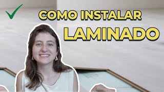 APRENDA A INSTALAR PISO LAMINADO CLICADO em 5 PASSOS [upl. by Alleynad]