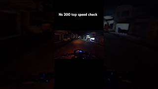 Ns200 top speed check ns bike bikelife [upl. by Renat427]